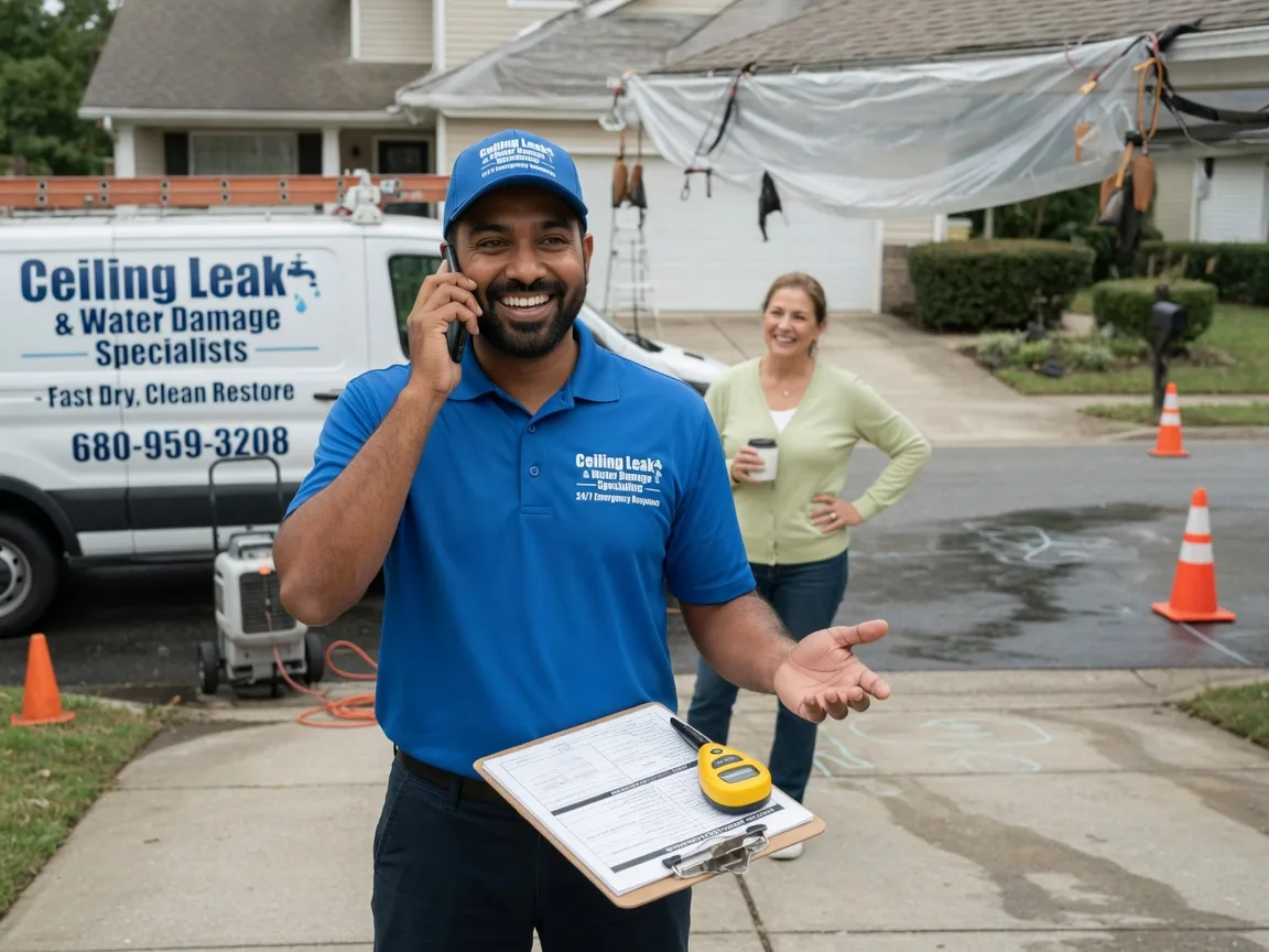 Ceiling Leak Cleanup Ennice, NC FAQs