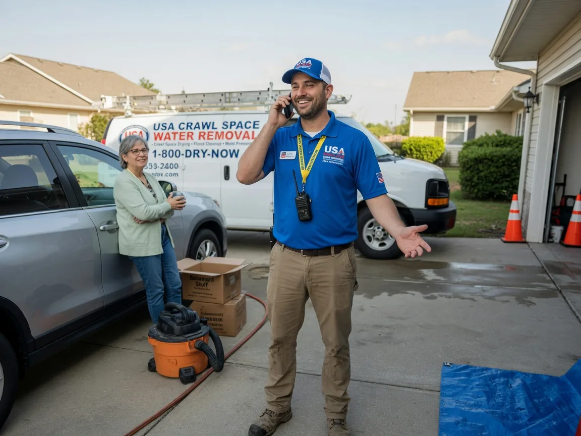 Crawl Space Water Removal Ennice, NC FAQs
